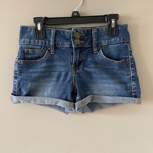 Rampage denim jean shorts size 0
